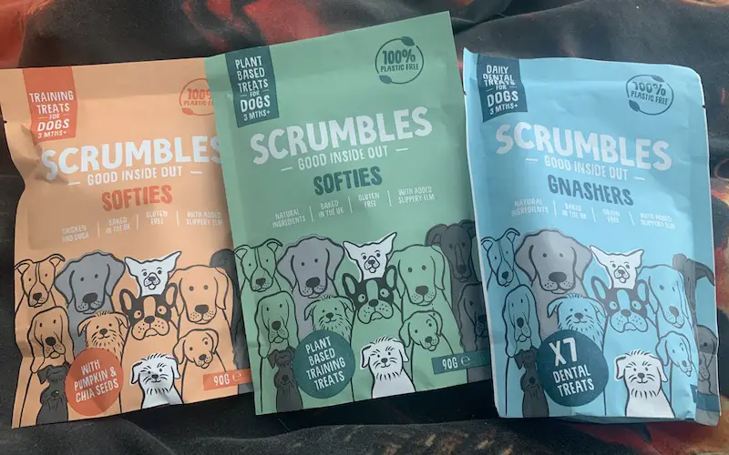Scrumbles dog treats softies and gnashers